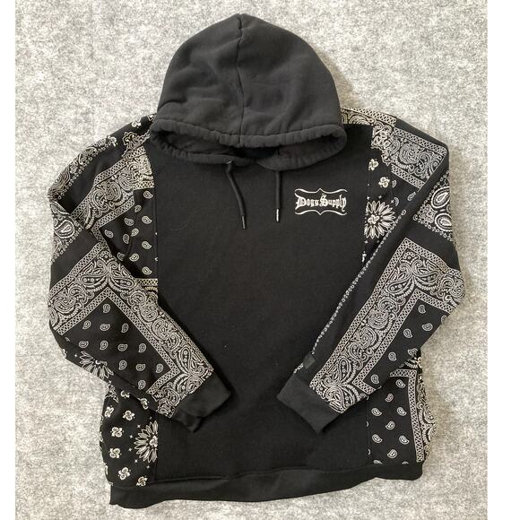 Snoop Dogg Hoodie 3XL Bandana Paisley Pullover Dogg Supply Hip Hop Rapper Urban - Picture 1 of 8